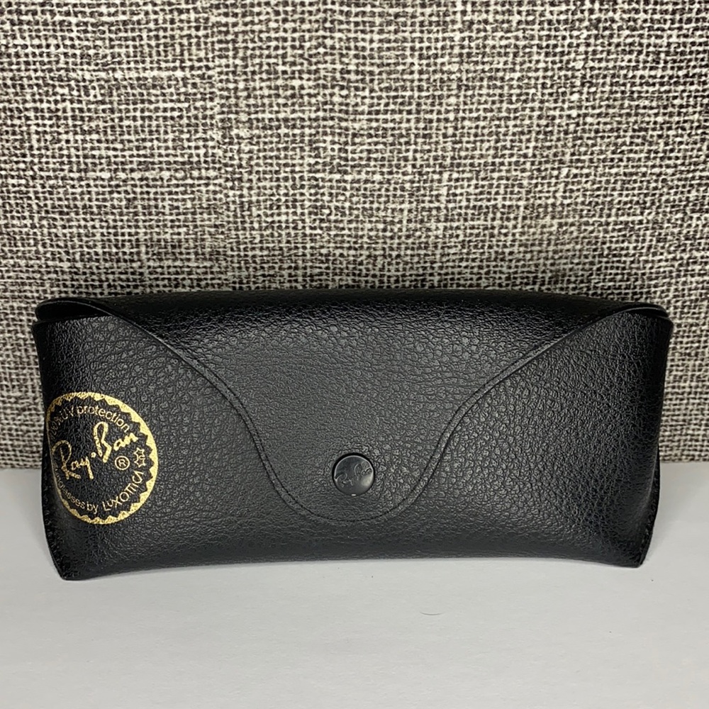 Ray Ban Sunglasses Black Leather Case